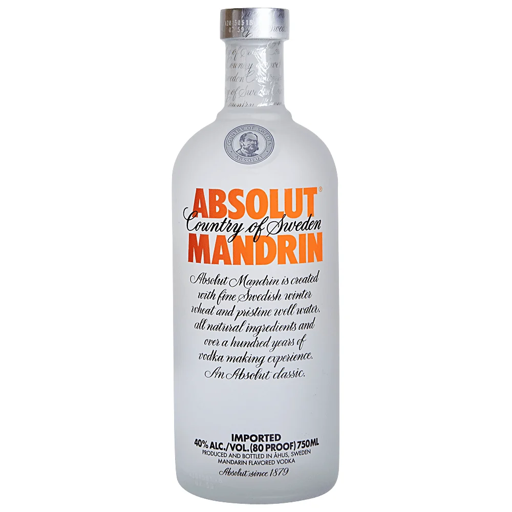 Absolut Vodka Mandrin 750ML 40%