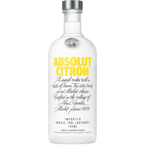 Absolut Vodka Citron 750ml 40%