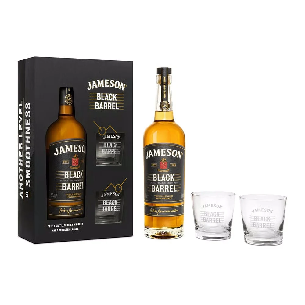 JAMESON-Black-Barrel-2023-Gift-Set-with-2-Tumbler-Glasses