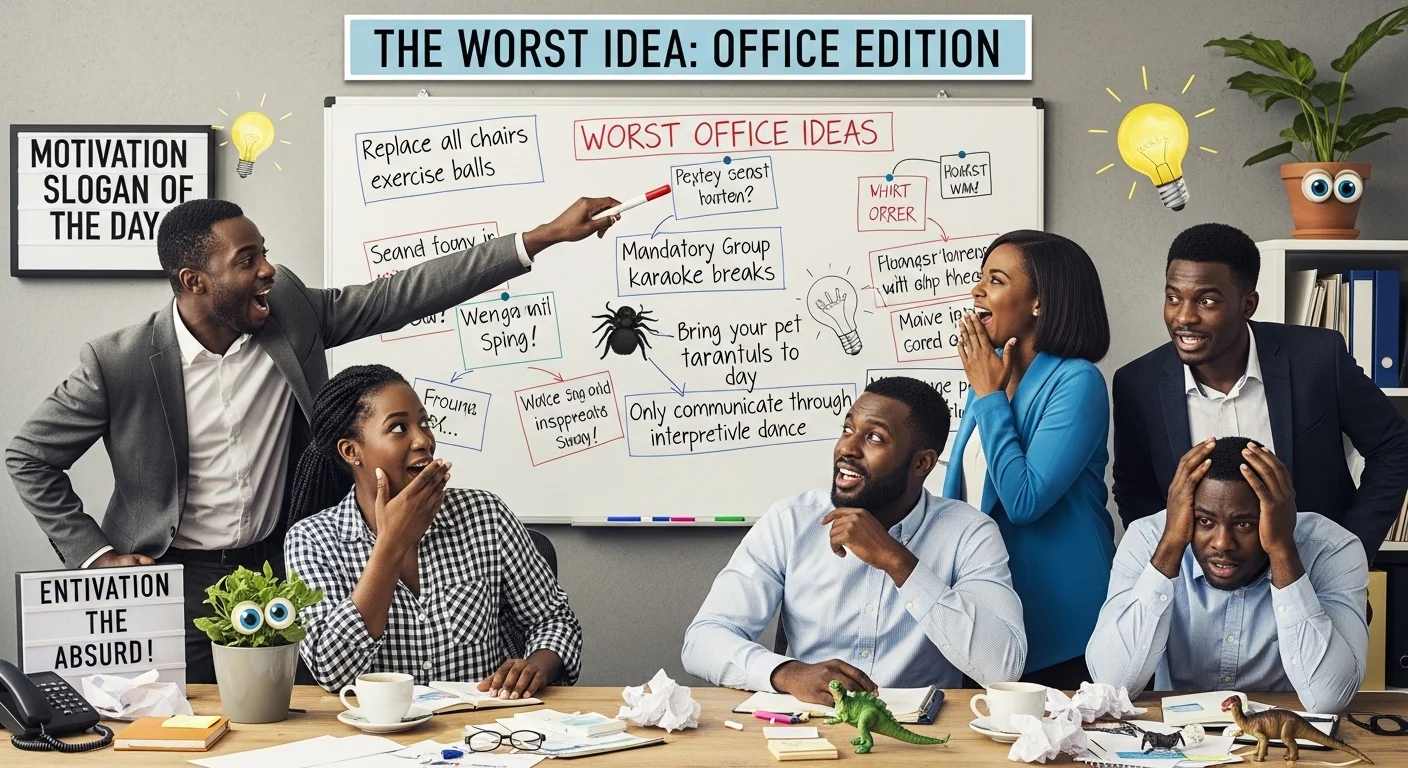 The Worst Idea: Office Edition: A creative, rapid-fire suggestion game.